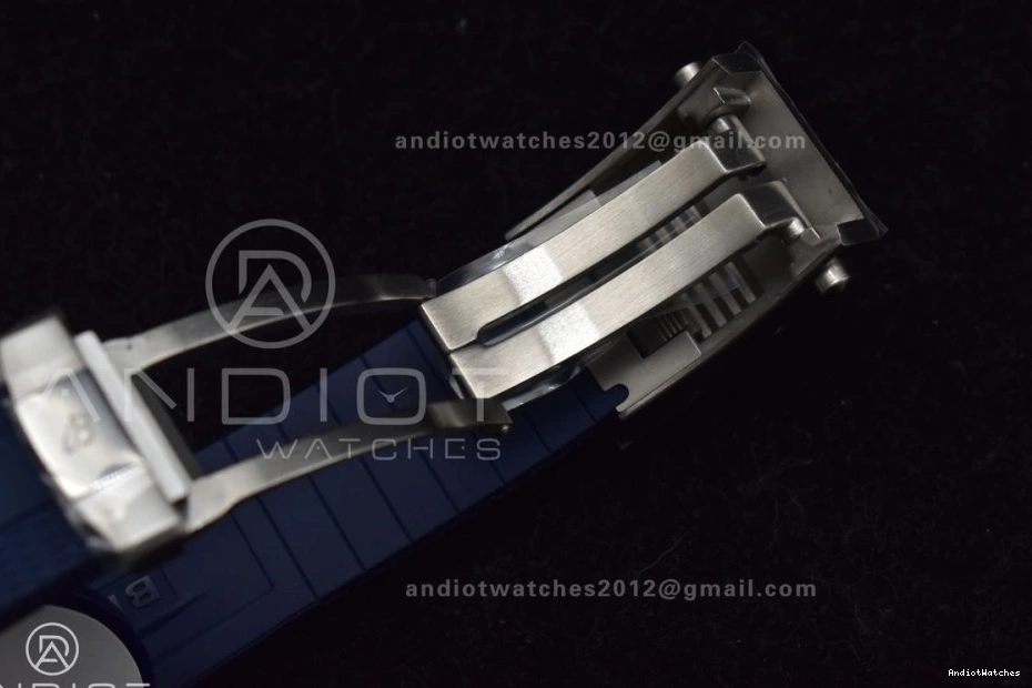 Best Edition 1:1 Dial on Contemporary 1168 A BLSF Strap Blue SS Automatic SuperOcean Blue 42 Rubber 0816